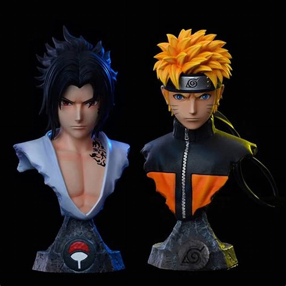 Naruto & Sasuke Bust Action Figure [ COMBO ]